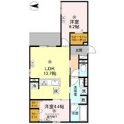 エスタブレ平野西の間取り画像