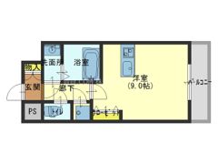 エス・キュート上本町イーストの間取り画像