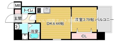 グランステディ城東中央の間取り画像