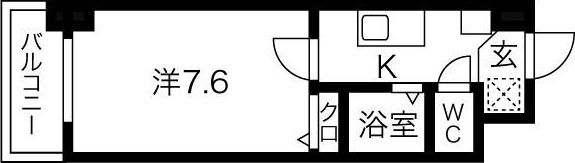 アップルガーデンコート城東の間取り画像