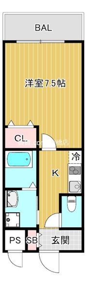 ブランブリエ京橋の間取り画像