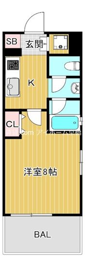 アクティコート京橋の間取り画像