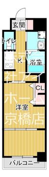 Live Flat桜宮の間取り画像