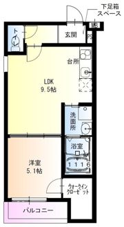 フジパレス城北公園通VI番館の間取り画像