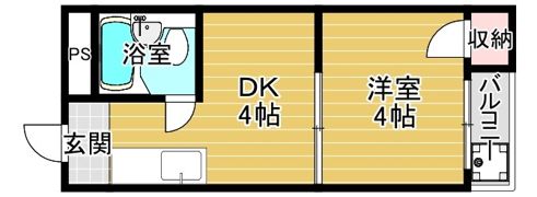 野江ハイツの間取り画像
