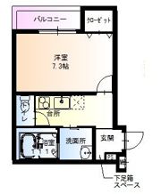 フジパレス庄内東町の間取り画像