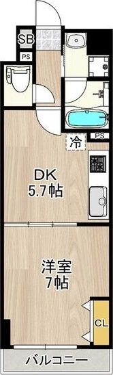 インプルーブ天六の間取り画像