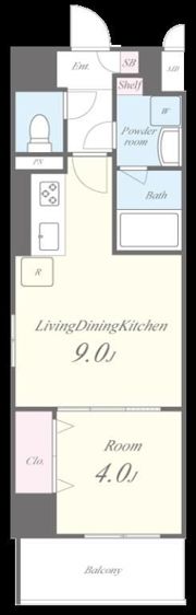 アリビオ大阪港の間取り画像