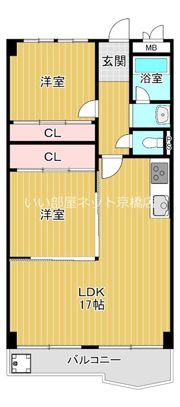 ハイム関目の間取り画像