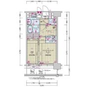 プレサンス鶴橋トレヴィエの間取り画像