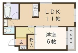 メゾン夕陽ヶ丘の間取り画像