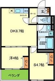 D porta mildの間取り画像