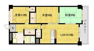 プレミール巽の間取り画像
