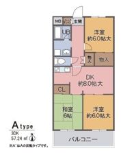 おりおのサニーハイツの間取り画像