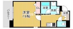 サムティ上町台龍造寺の間取り画像