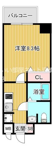アドバンス大阪城エストレージャの間取り画像