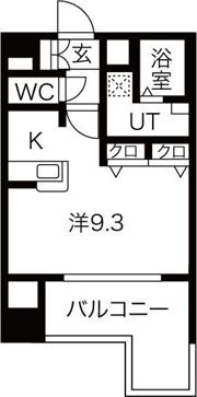 アクアプレイス天王寺IIの間取り画像