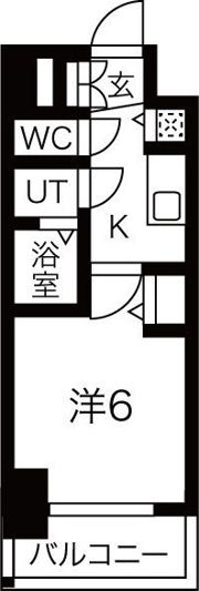アクアプレイス天王寺IIの間取り画像