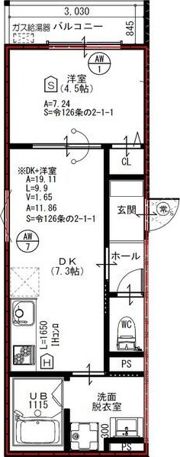 ART KISHIBE NORTHの間取り画像