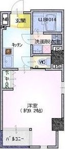 ミラフェスタ上町台の間取り画像