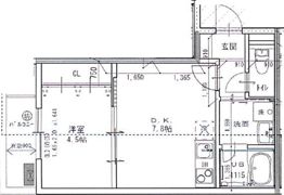 エテルナコート総持寺の間取り画像