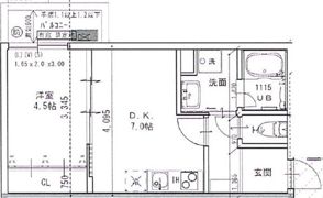 エテルナコート総持寺の間取り画像
