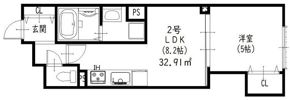 クリエオーレ豊島南の間取り画像