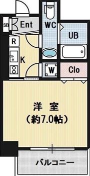 ラシュレエグゼ本町の間取り画像