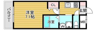 AILE上新庄の間取り画像