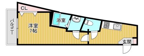 AILE上新庄の間取り画像