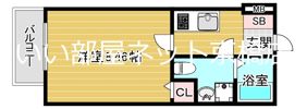 R SQUARE 東天満の間取り画像