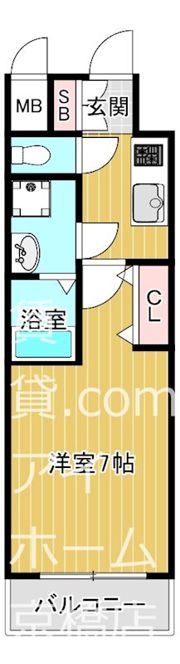 エスリードレジデンス都島シティフロントの間取り画像