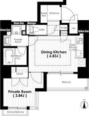 SK大阪天満宮プライマリーワンの間取り画像
