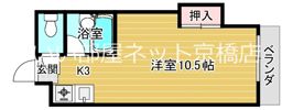 東洋プラザ桜の宮の間取り画像