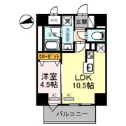パンセ新町の間取り画像