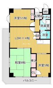 インディペンデンスハイツの間取り画像