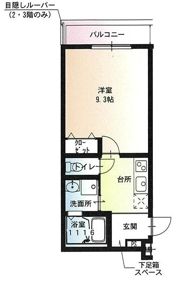 フジパレス長原ウエストの間取り画像
