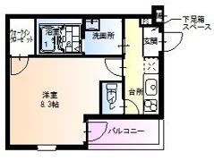 フジパレス喜連瓜破II番館の間取り画像