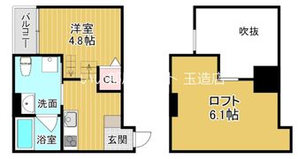 Grand Jete天王寺東の間取り画像