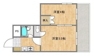 メゾン大今里の間取り画像