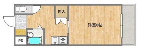 メゾン大今里の間取り画像