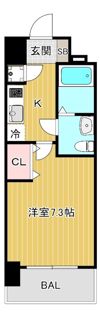 セレニテ京橋クレアの間取り画像