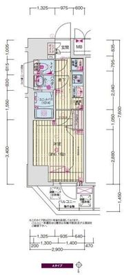 プレサンス天王寺 勝山の間取り画像