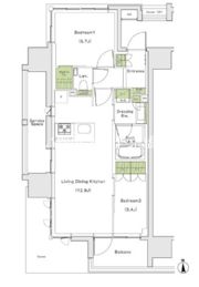 ザ・パークハビオ都島フロントの間取り画像