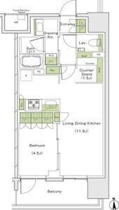 ザ・パークハビオ都島フロントの間取り画像