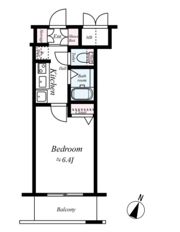 エステムコート梅田・天神橋リバーフロントの間取り画像