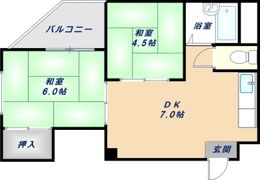 グリーンハイツ淀の間取り画像