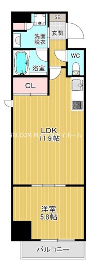 Residence Tresor Dieuの間取り画像