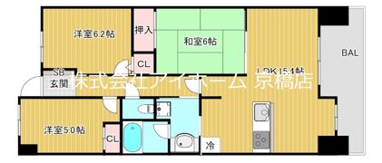 レジディア都島IIの間取り画像