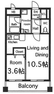 都島レジデンスの間取り画像